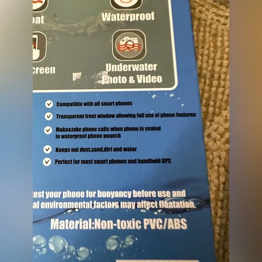 Planet earth waterproof cellphone holder